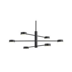 Żyrandol ORBIT Czarny 6xGX53 * Nowodvorski New