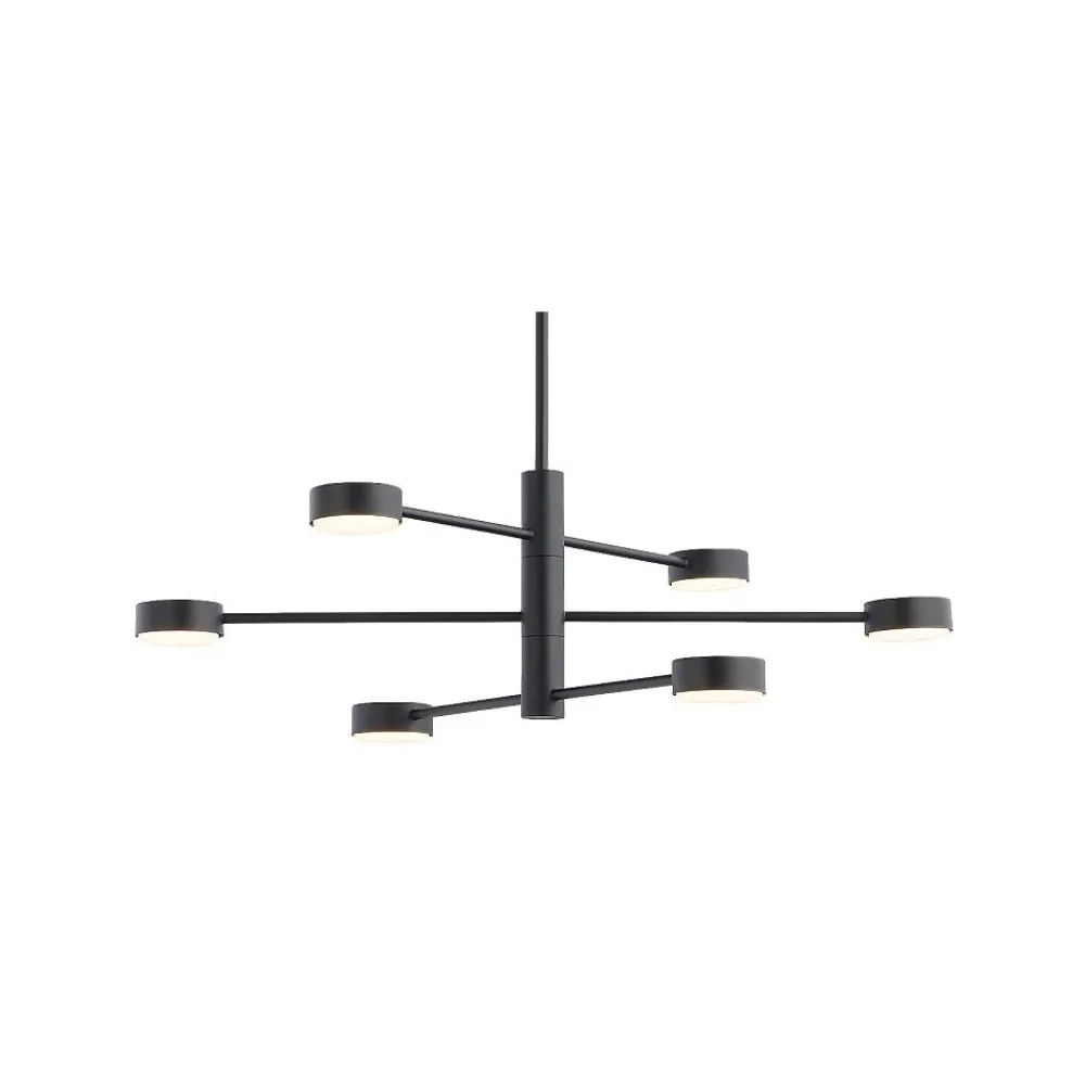 Żyrandol ORBIT Czarny 6xGX53 * Nowodvorski New