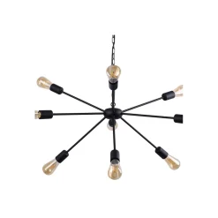 Żyrandol ROD Czarny 9xE27 * Nowodvorski Outlet