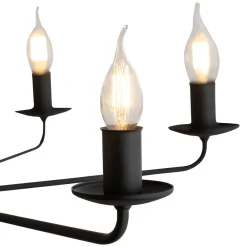 Żyrandol świecznikowy LIMAL Czarny 5xE14 * TK Lighting Hot