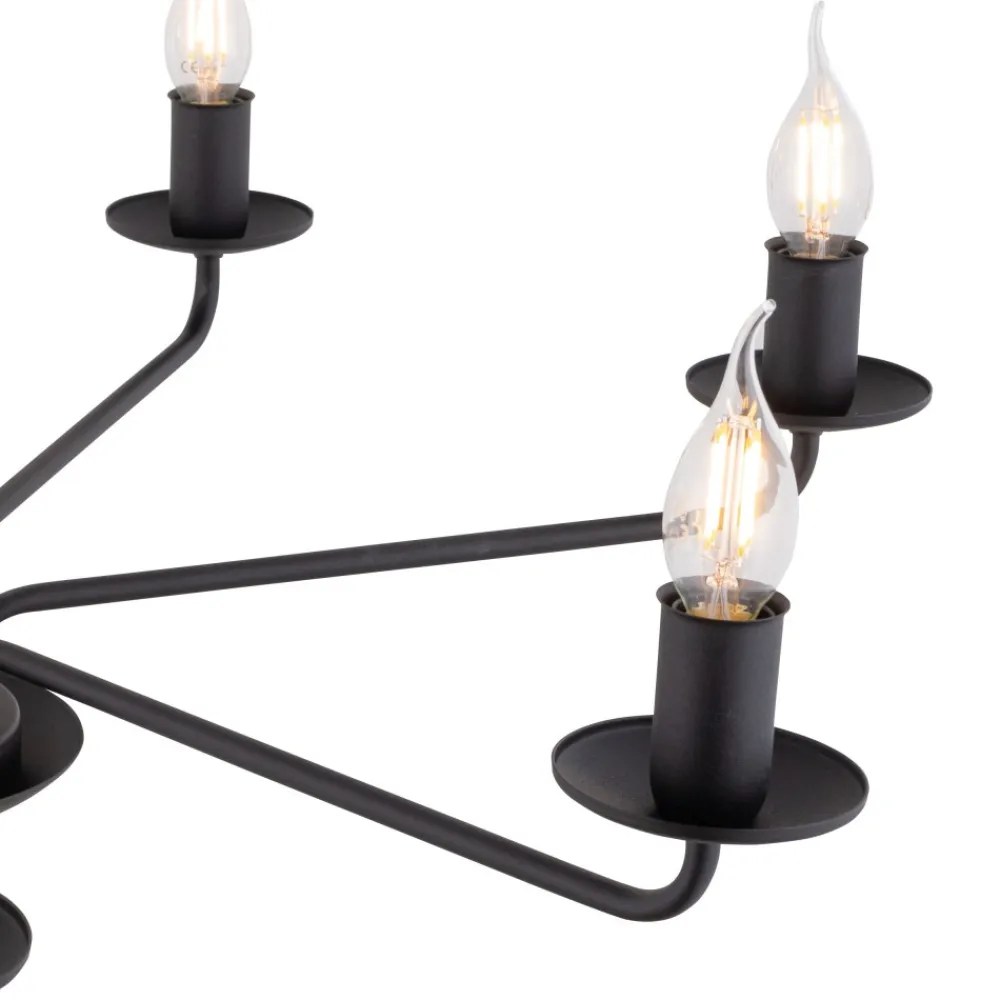 Żyrandol świecznikowy LIMAL Czarny 5xE14 * TK Lighting Hot