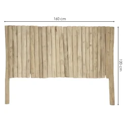 Zagłówek 160 x 120 cm beżowy Jayden