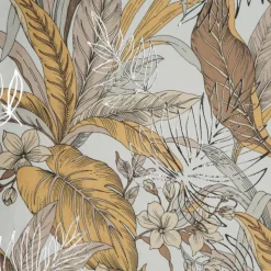 Zasłona ADEL 140x250 cm biało srebrna
