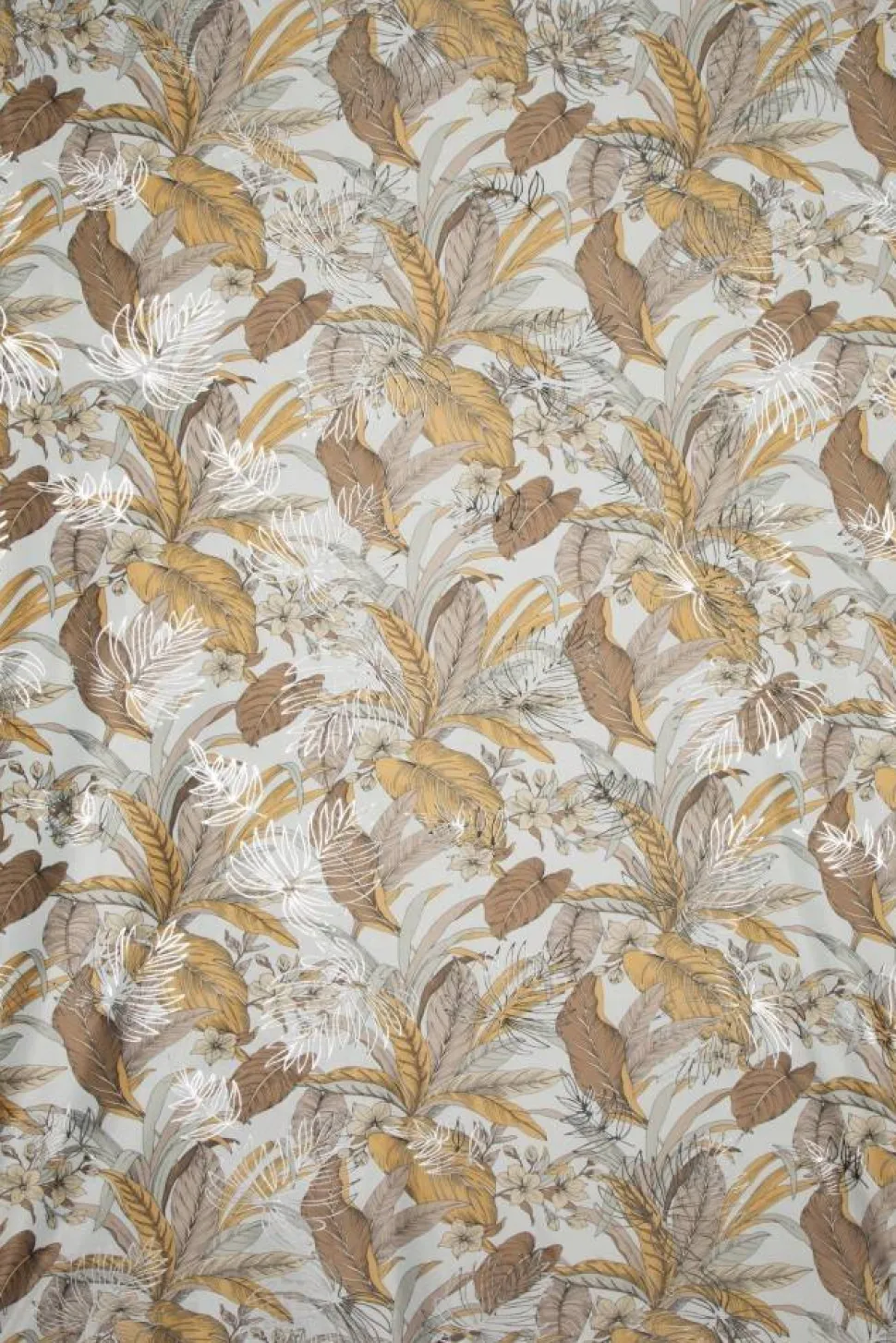 Zasłona ADEL 140x250 cm biało srebrna