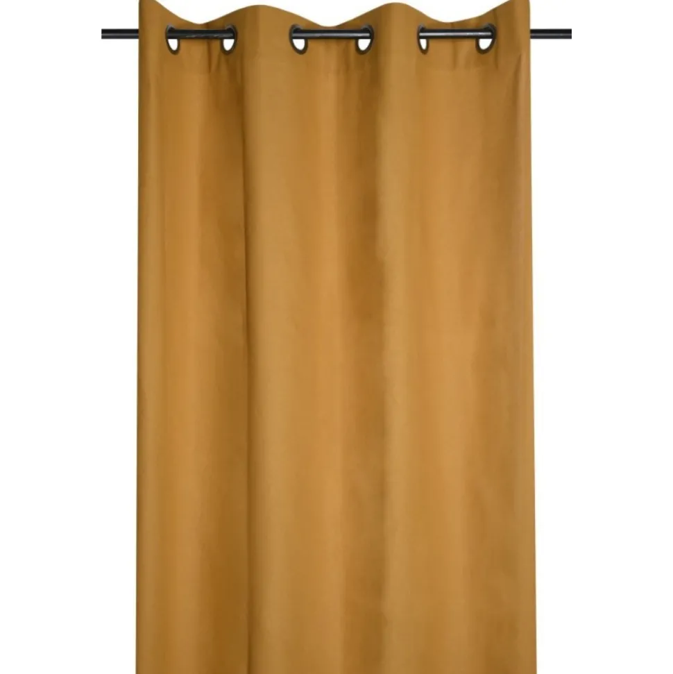 Zasłona DUO bawełniana 135x240 cm miodowa