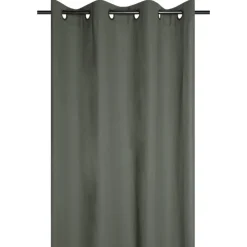 Zasłona DUO bawełniana 135x240 cm oliwkowa