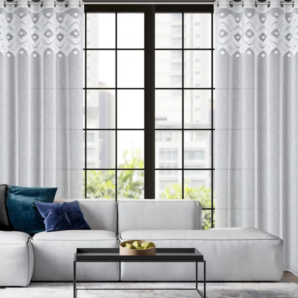 Zasłona ESTERA 140x250 cm biała
