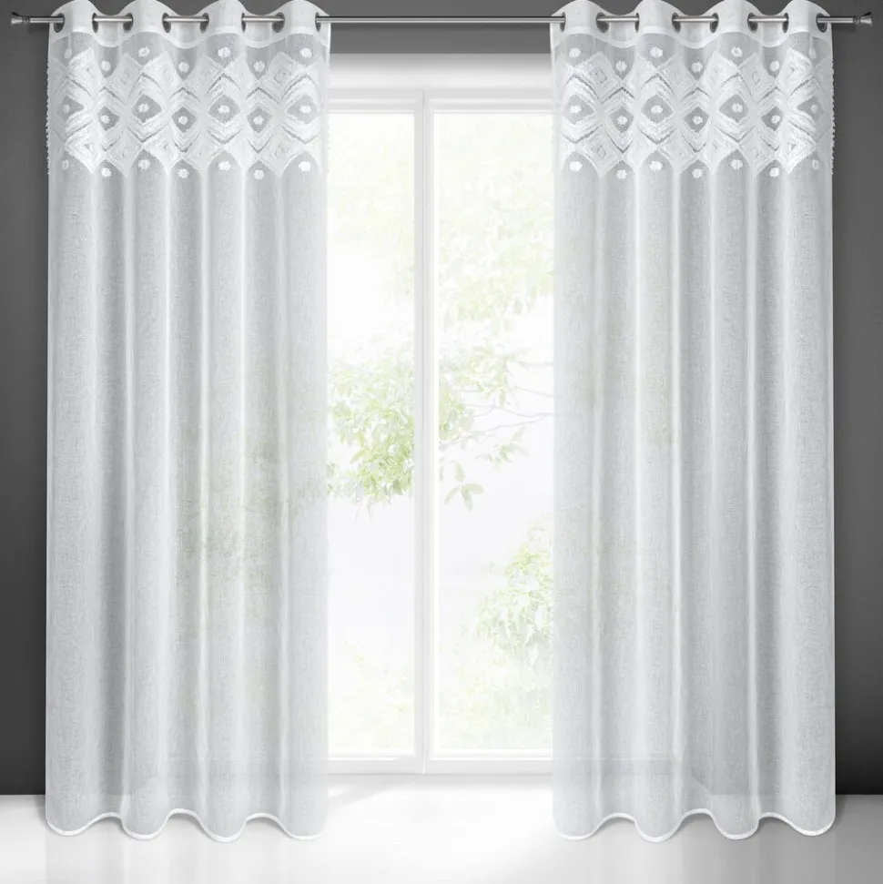 Zasłona ESTERA 140x250 cm biała