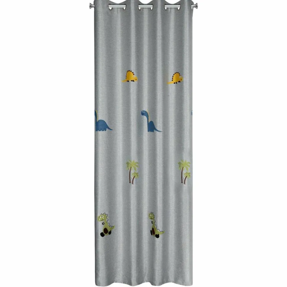 Zasłona gotowa 140x250 Dino srebrna