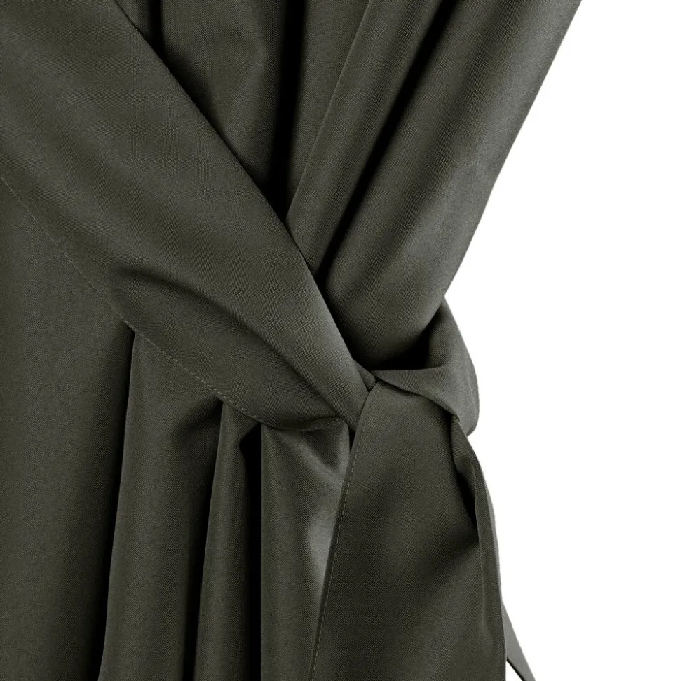 Zasłona ogrodowa 155cm x 260cm zgaszona zieleń