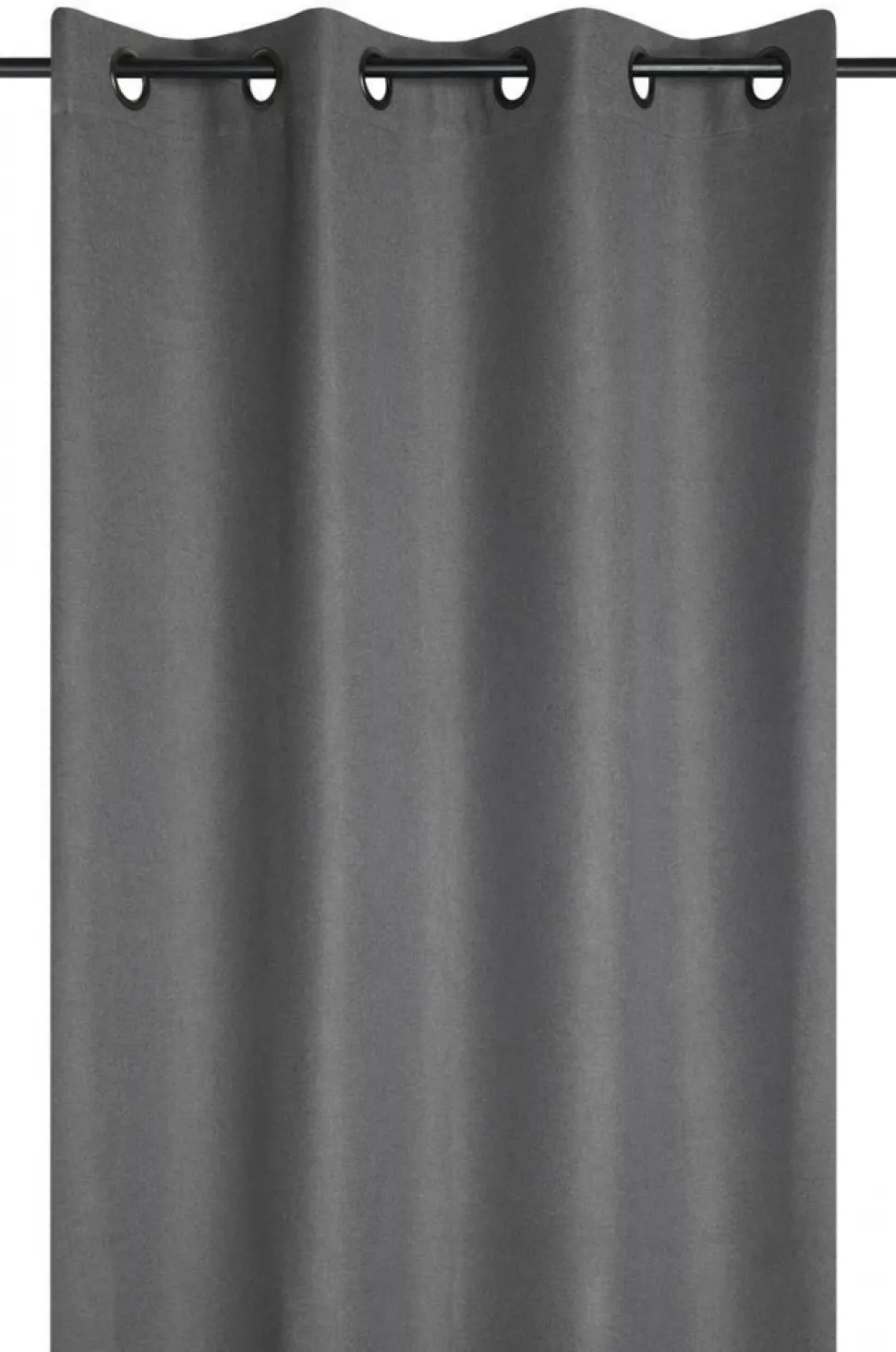 Zasłona PORTLAND 140x260 ciemnoszara 100% blackout