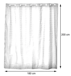 Zasłona prysznicowa Diamond White H200cm