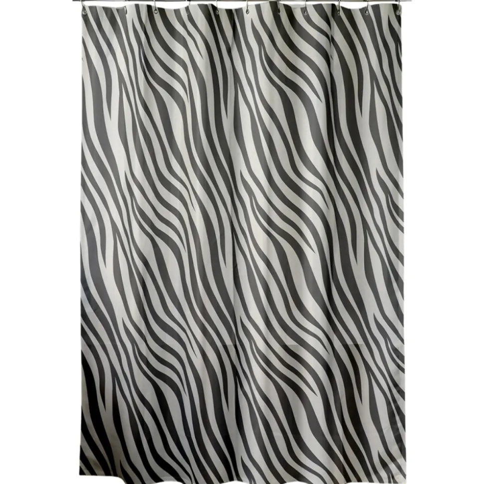 Zasłona prysznicowa Naomi 180x200 cm zebra