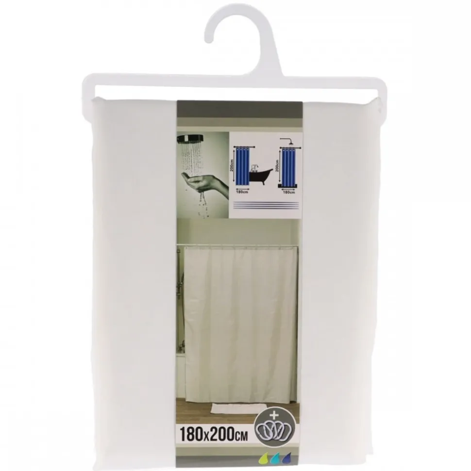 Zasłona prysznicowa Sileno White H200cm