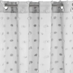 Zasłona STELLA srebro 140x250 przelotki