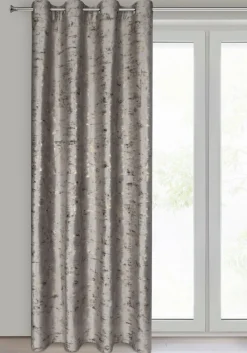 Zasłona TAMI 140x250 stalowa ze złotem