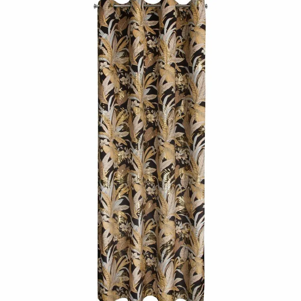 Zasłona ADEL 140x250 cm czarno złota * EUROFIRANY B.B. Choczyńscy Sp.J.