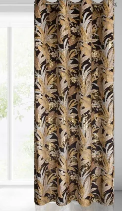 Zasłona ADEL 140x250 cm czarno złota * EUROFIRANY B.B. Choczyńscy Sp.J.