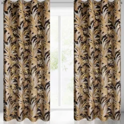 Zasłona ADEL 140x250 cm czarno złota * EUROFIRANY B.B. Choczyńscy Sp.J.