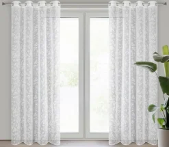Zasłona HOLLY 140x250 biała różyczki * EUROFIRANY B.B. Choczyńscy Sp.J. Discount