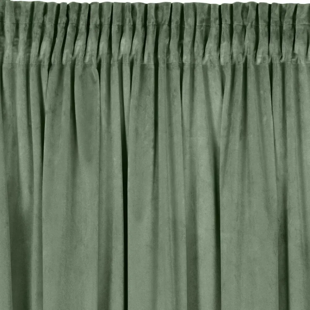 Zasłona MELANIE 140x270 ciemnomiętowa * EUROFIRANY B.B. Choczyńscy Sp.J. Outlet