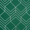 Zasłona POLI 140x250 zielona geometryczna * EUROFIRANY B.B. Choczyńscy Sp.J. Sale