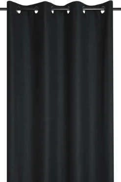 Zasłona PORTLAND 140x260 czarna 100% blackout * STOF