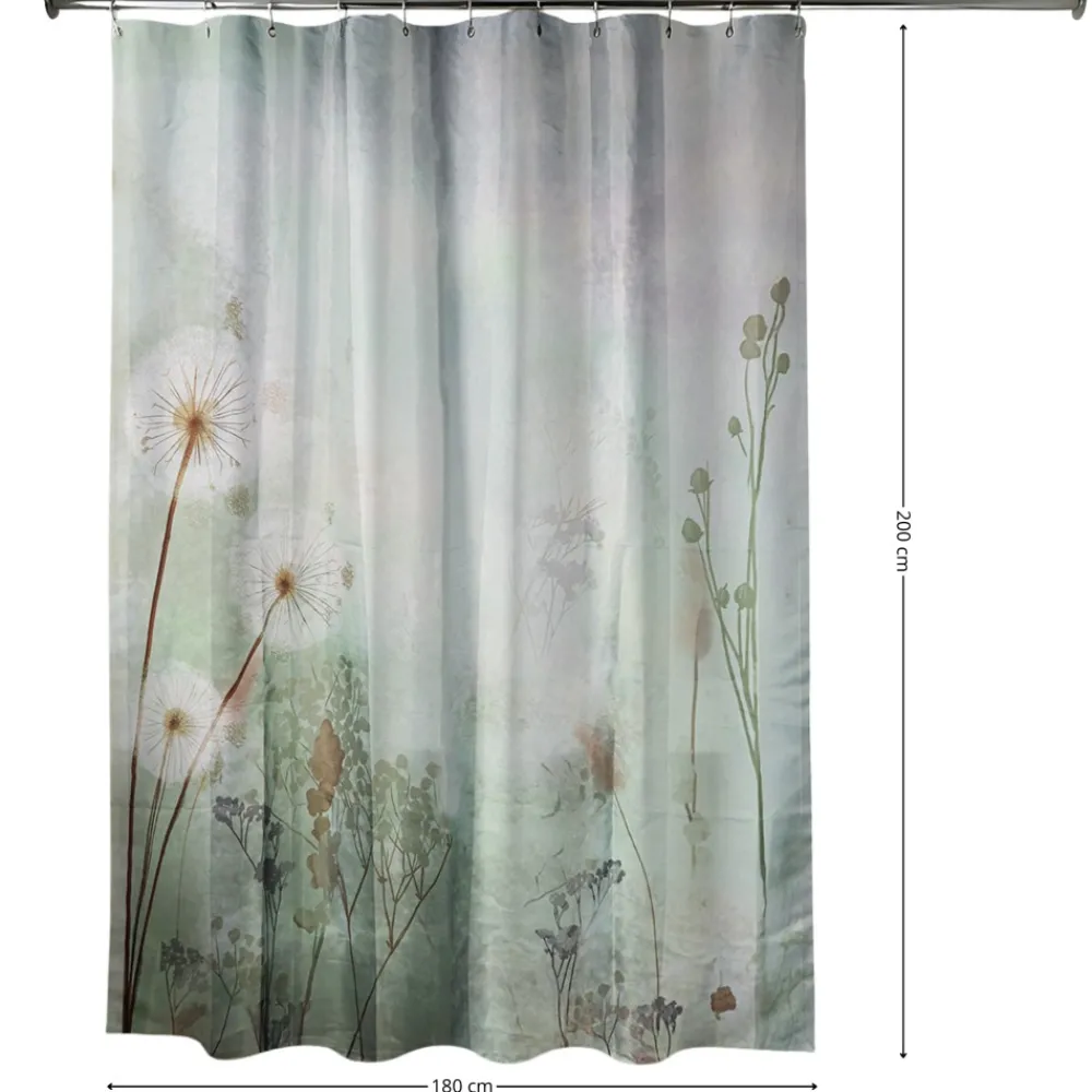Zasłona prysznicowa BRUME 180x200 cm dmuchawce * TENDANCE Hot