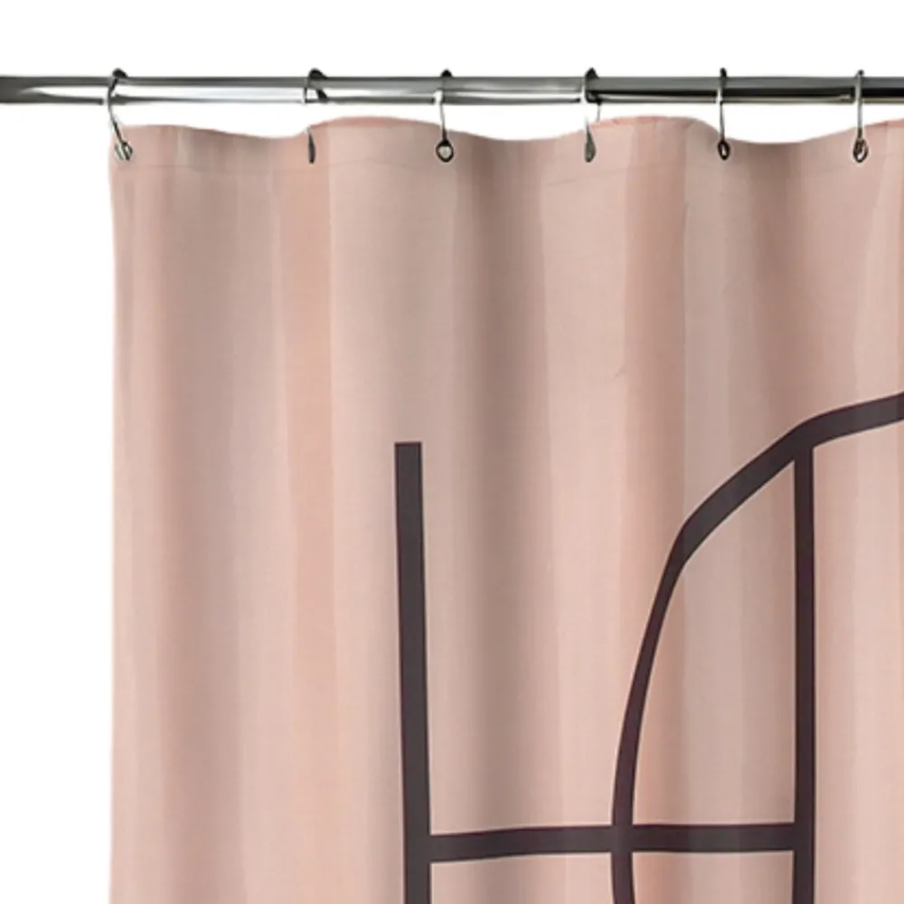 Zasłona prysznicowa Luna2 180x200 cm blush * TENDANCE New