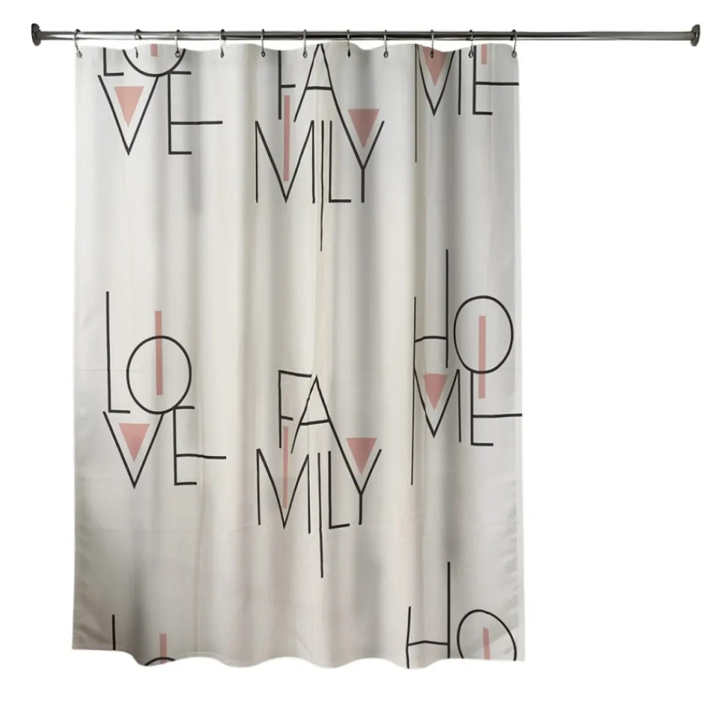 Zasłona prysznicowa Luna1 180x180 cm beż * TENDANCE New
