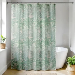 Zasłona prysznicowa Tissia 180x200 cm liście * TENDANCE Outlet