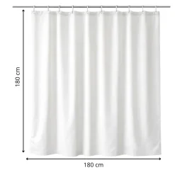 Zasłona prysznicowa White Wave 180 cm * Mondex Clearance