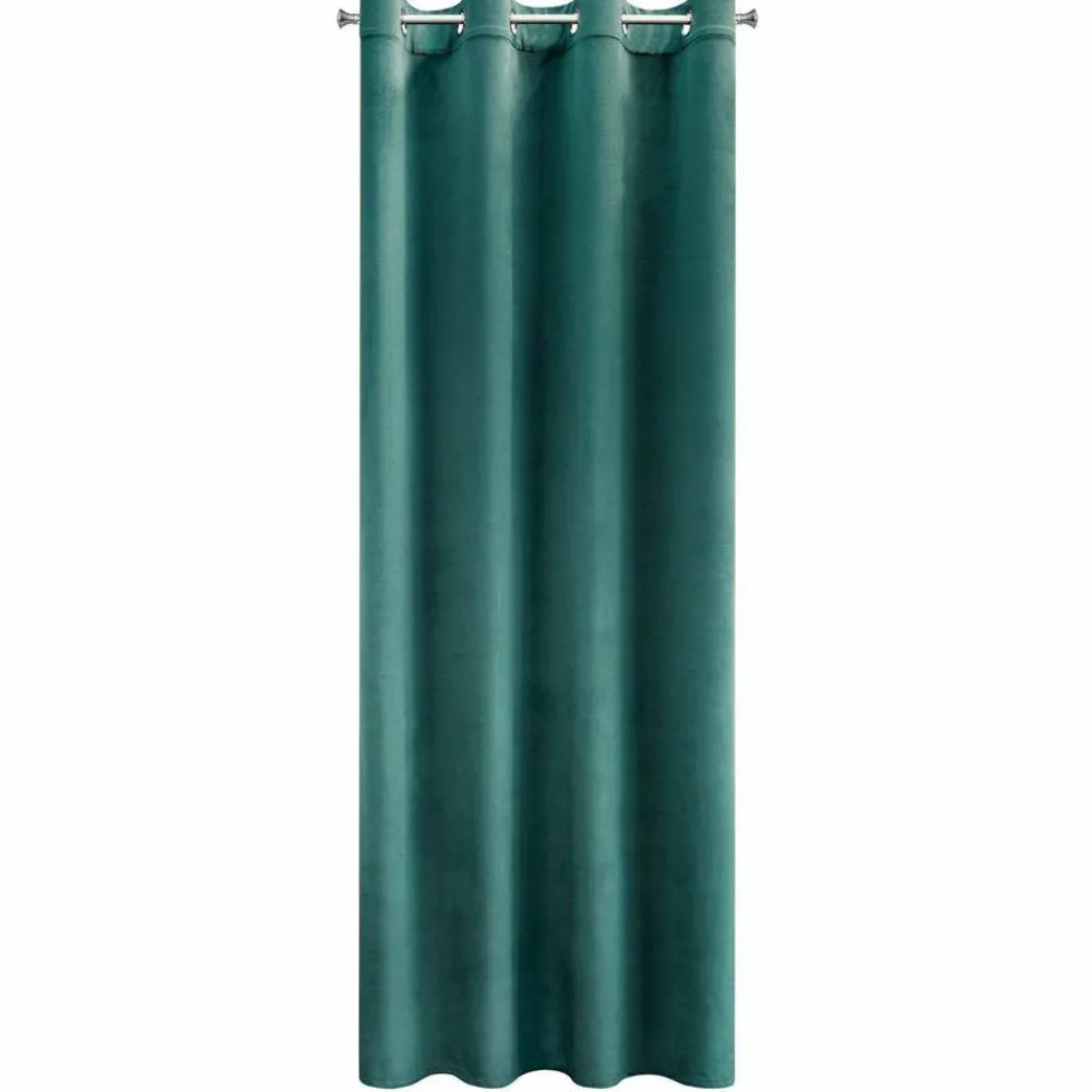 Zasłona ROSA 140x250 przelotki c. turkus * EUROFIRANY B.B. Choczyńscy Sp.J. Discount