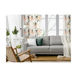 Zasłona ROSE 135x270 biały różowy * EUROFIRANY B.B. Choczyńscy Sp.J.