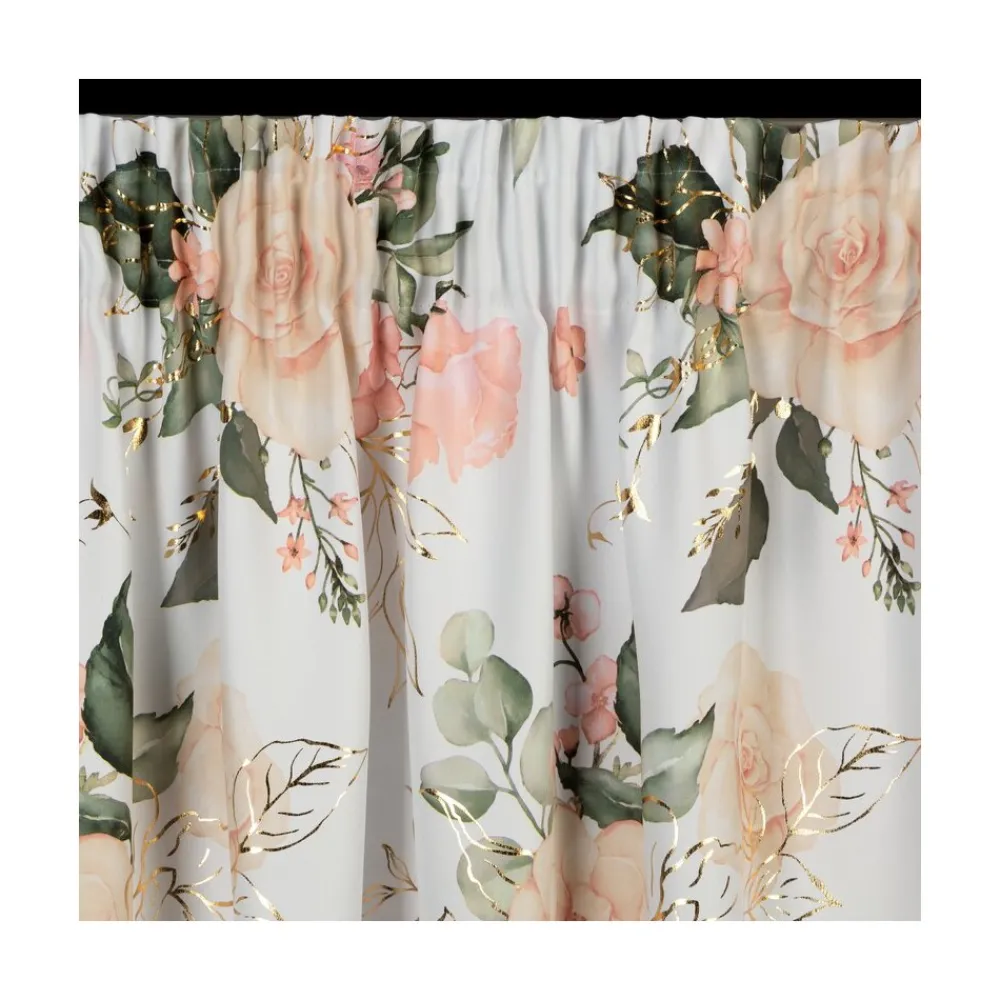 Zasłona ROSE 135x270 biały różowy * EUROFIRANY B.B. Choczyńscy Sp.J.