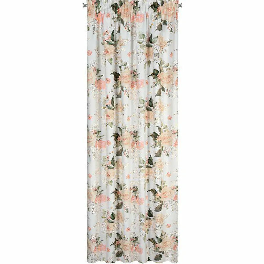 Zasłona ROSE 135x270 biały różowy * EUROFIRANY B.B. Choczyńscy Sp.J.