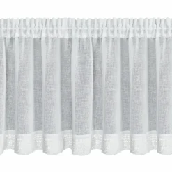 Zazdrostka LARI 60x150 biała z koronką