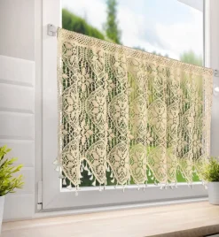 Zazdrostka MOLY 60x150 beżowa koronkowa * EUROFIRANY B.B. Choczyńscy Sp.J. Hot