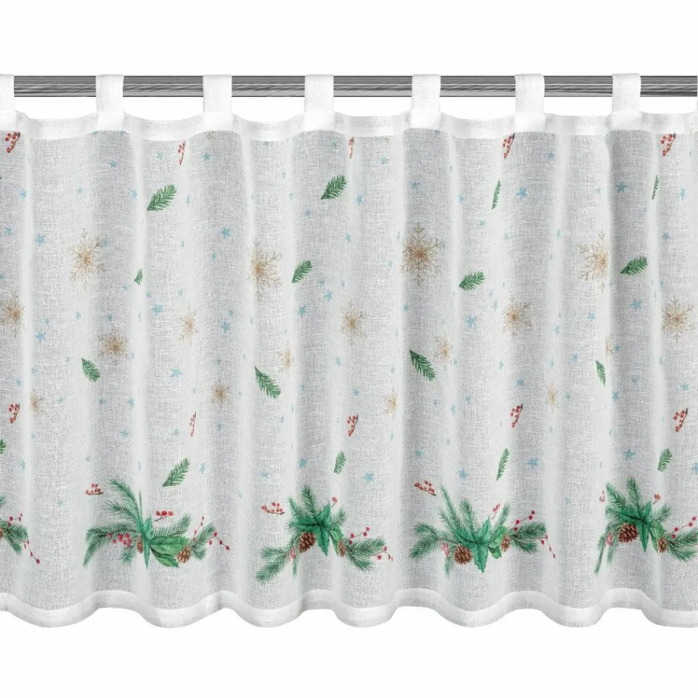 Zazdrostka świąteczna 60x150 cm biała gałązka jodły * EUROFIRANY B.B. Choczyńscy Sp.J. Discount