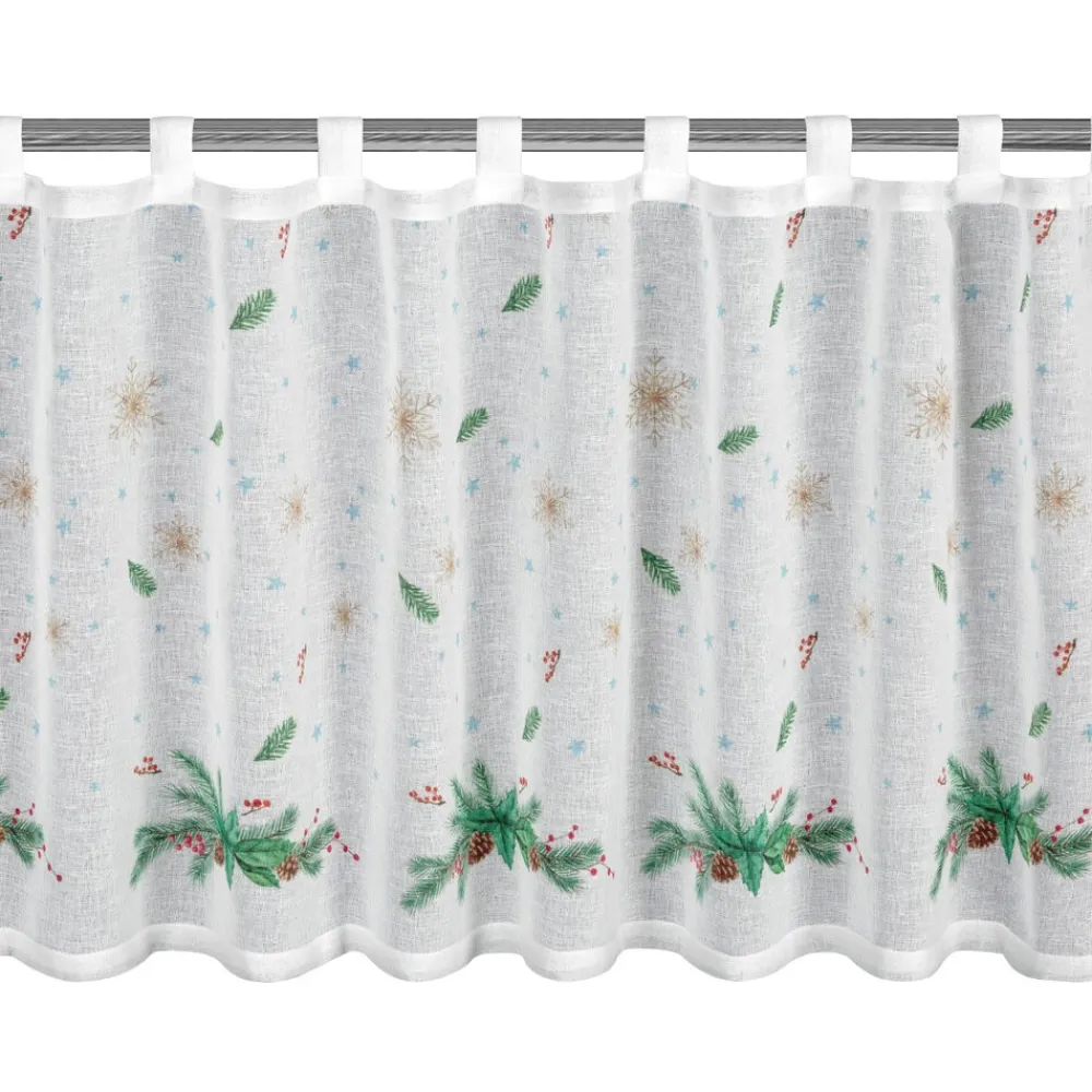 Zazdrostka świąteczna 60x150 cm biała gałązka jodły * EUROFIRANY B.B. Choczyńscy Sp.J. Discount
