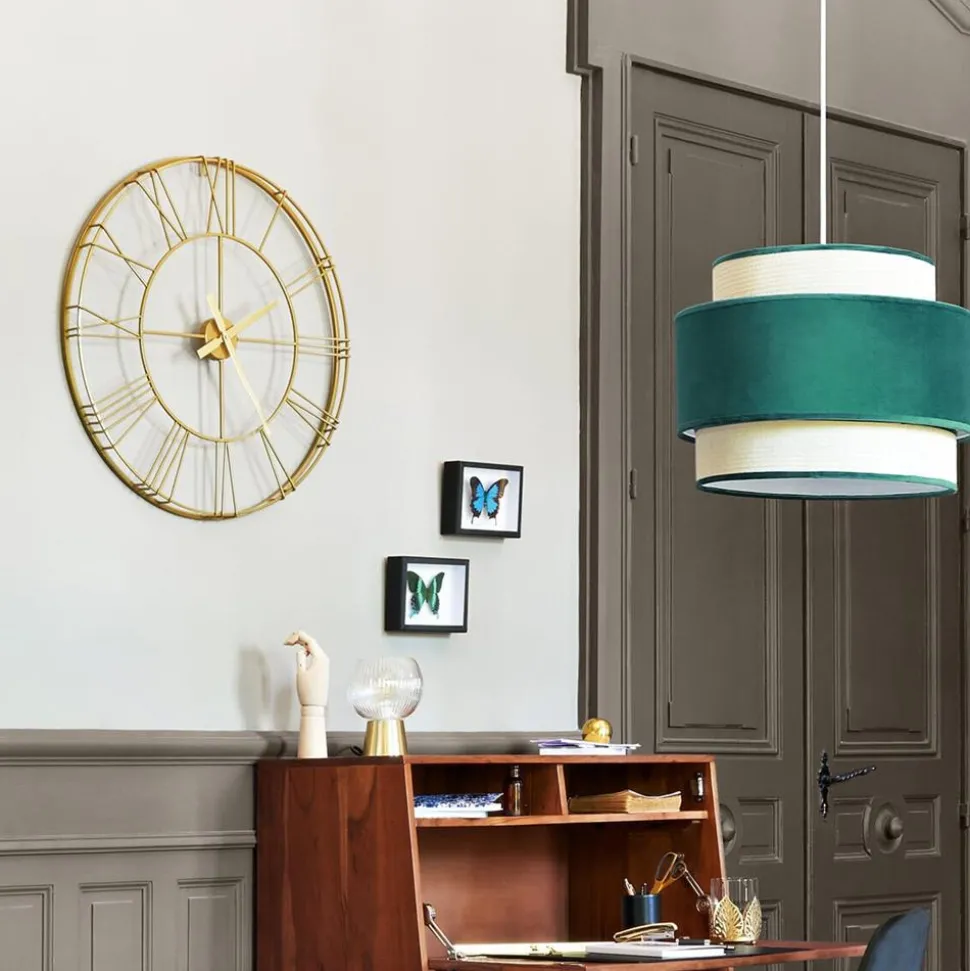 Zegar ścienny Cason Gold 70 cm