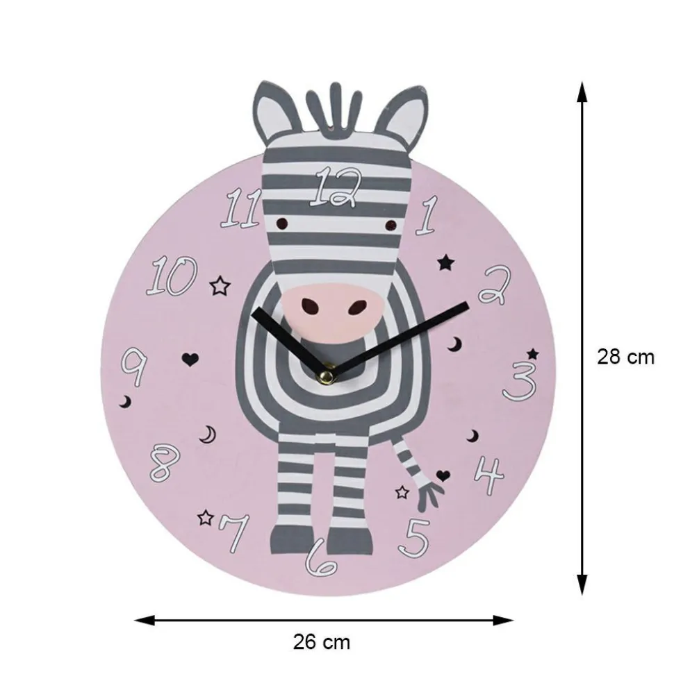 Zegar ścienny okrągły Zebra