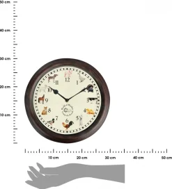 Zegar ścienny z dźwiękami zwierząt 30 cm