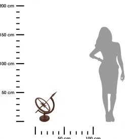 Zegar słoneczny żeliwny 38,5 cm