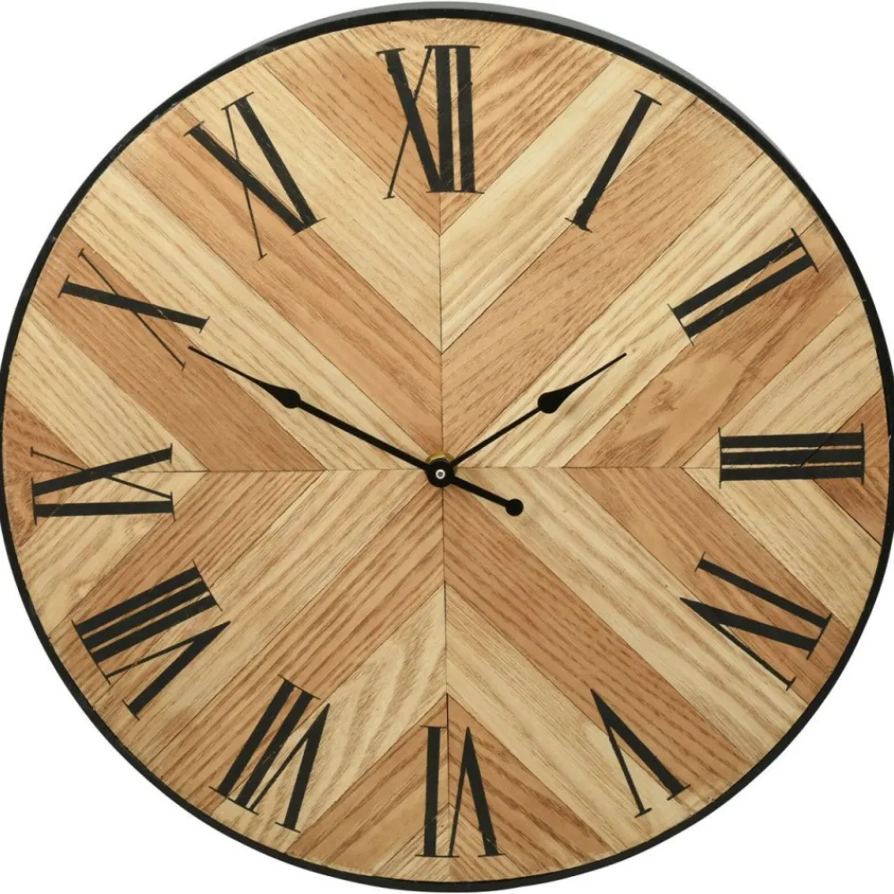 Zegar ścienny drewniany 38,5 cm * H&S Decoration Hot