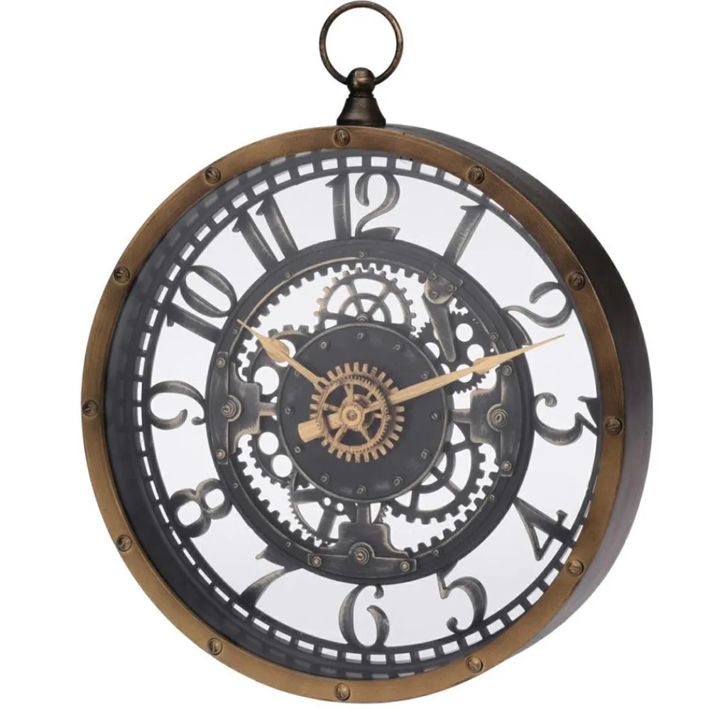 Zegar ścienny koła zębate 26,7 cm * H&S Decoration Discount