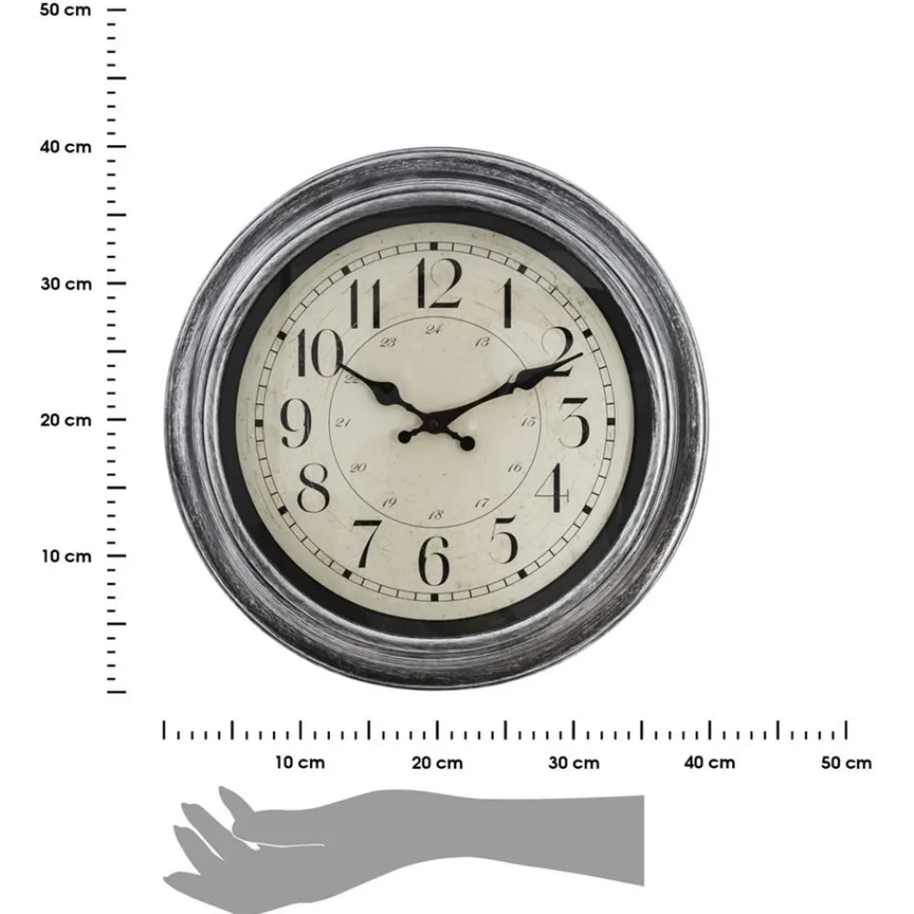 Zegar ścienny Nelson Silver 40 cm * Atmosphera Hot