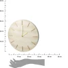 Zegar ścienny okrągły z efektem marmuru 31 cm * HowHomely