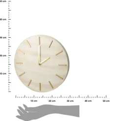 Zegar ścienny okrągły z efektem marmuru 31 cm * HowHomely