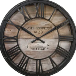 Zegar ścienny vintage brązowy 39 cm * Atmosphera Best